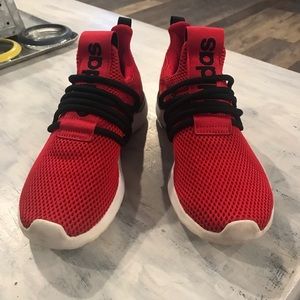 Boys size 3.5 Adidas sneakers- barley worn